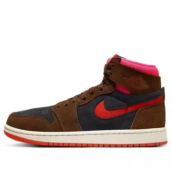 Кроссовки 1 high zoom comfort 2 'cacao wow picante red' Air Jordan, мультиколор