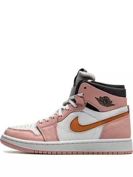 Кроссовки 1 High Zoom Jordan, розовый