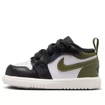 Кроссовки 1 low alt 'black medium olive' Air Jordan, черный