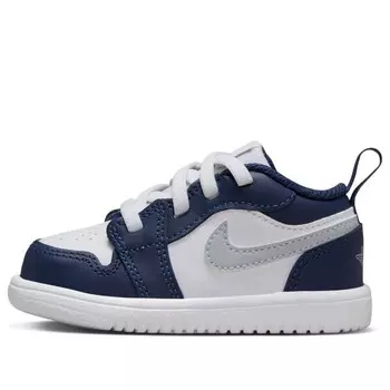 Кроссовки 1 low alt 'midnight navy wolf grey' Air Jordan, белый