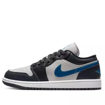 Кроссовки 1 low 'anthracite industrial blue' Air Jordan, мультиколор