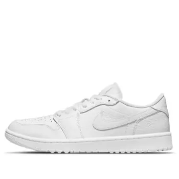 Кроссовки 1 low golf 'triple white' Air Jordan, белый