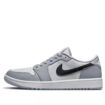 Кроссовки 1 low golf 'wolf grey' Air Jordan, серый
