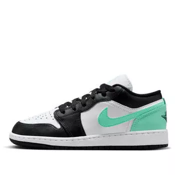 Кроссовки 1 low 'green glow' Air Jordan, белый