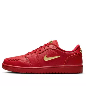 Кроссовки 1 low method of make gym 'red metallic gold' Air Jordan, красный