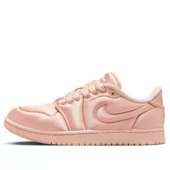 Кроссовки 1 low method of make 'satin pink' Air Jordan, розовый