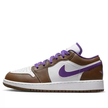 Кроссовки 1 low 'purple mocha' Air Jordan, зеленый