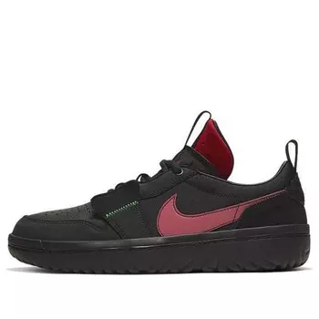 Кроссовки 1 low react x ghetto gastro Air Jordan, черный