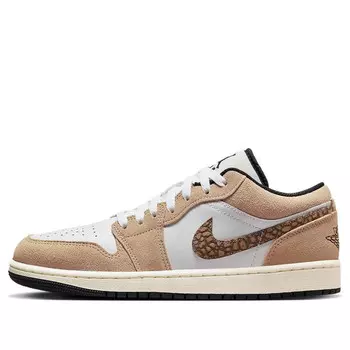 Кроссовки 1 low se 'brown elephant' Air Jordan, мультиколор