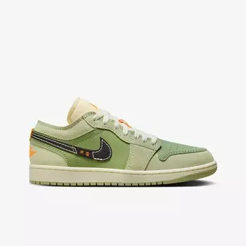 Кроссовки 1 Low SE Craft 'Light Olive' Jordan, зеленый