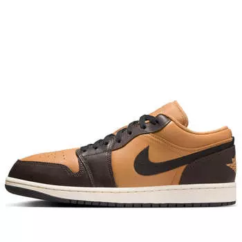 Кроссовки 1 low se 'flax baroque brown' Air Jordan, мультиколор