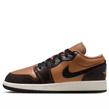 Кроссовки 1 low se 'flax baroque brown' Air Jordan, мультиколор
