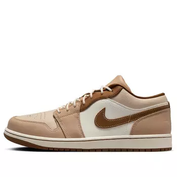 Кроссовки 1 low se 'hemp light british tan' Air Jordan, мультиколор