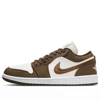 Кроссовки 1 low se 'light olive' Air Jordan, зеленый