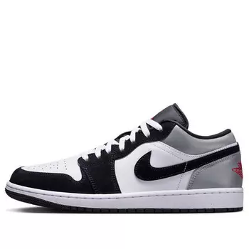 Кроссовки 1 low se 'white fire red black matte silver' Air Jordan, белый