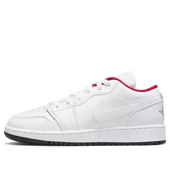 Кроссовки 1 low 'white gym red black' Air Jordan, белый