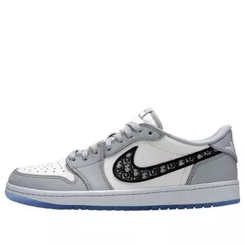 Кроссовки 1 low x dior Air Jordan, серый