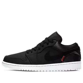 Кроссовки 1 low x paris saint germain Air Jordan, черный