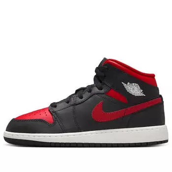 Кроссовки 1 mid Air Jordan, черный