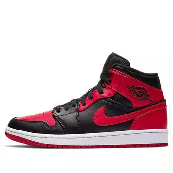 Кроссовки 1 mid 'banned' Air Jordan, черный