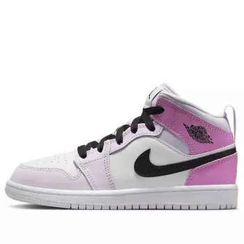 Кроссовки 1 mid 'barely grape' Air Jordan, мультиколор