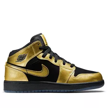 Кроссовки 1 mid bg Air Jordan, металлический