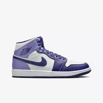 Кроссовки 1 Mid 'Blueberry' Jordan, синий