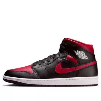 Кроссовки 1 mid 'bred' Air Jordan, черный