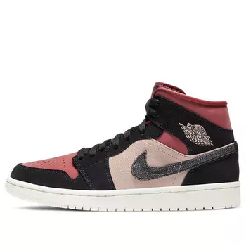 Кроссовки 1 mid 'canyon rust' Air Jordan, бургундия