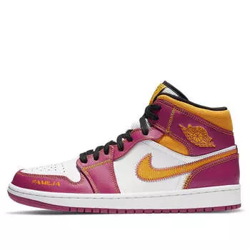Кроссовки 1 mid 'da de muertos' Air Jordan, белый
