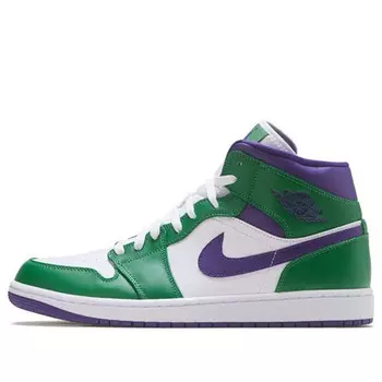 Кроссовки 1 mid 'incredible hulk' Air Jordan, зеленый
