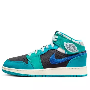 Кроссовки 1 mid 'inspired by the greatest aquatone' Air Jordan, мультиколор