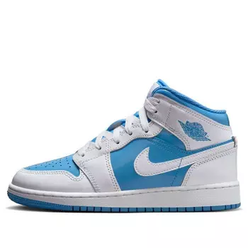 Кроссовки 1 mid 'legend blue' Air Jordan, белый