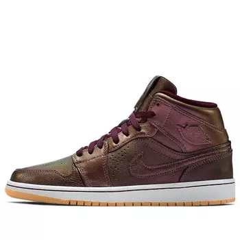 Кроссовки 1 mid nouveau Air Jordan, красный