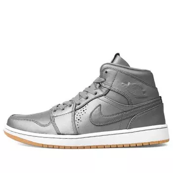 Кроссовки 1 mid nouveau Air Jordan, серый