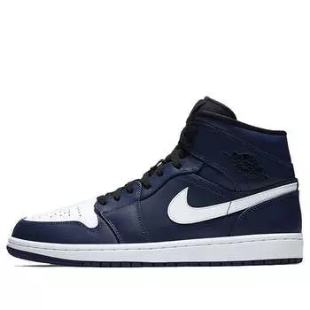 Кроссовки 1 mid 'obsidian' Air Jordan, мультиколор
