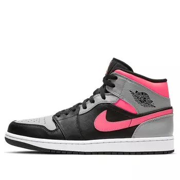 Кроссовки 1 mid 'pink shadow' Air Jordan, черный