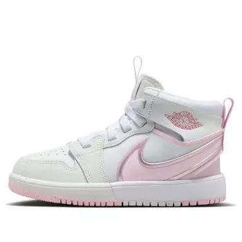 Кроссовки 1 mid rm easyon 'white pink' Air Jordan, белый
