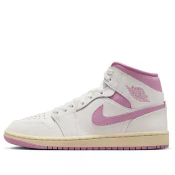 Кроссовки 1 mid 'sail pink coconut milk' Air Jordan, мультиколор