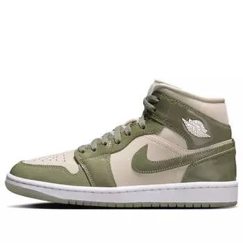 Кроссовки 1 mid se Air Jordan, зеленый