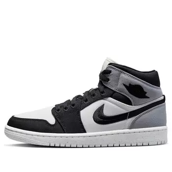 Кроссовки 1 mid se 'canvas steel grey' Air Jordan, мультиколор