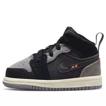 Кроссовки 1 mid se craft Air Jordan, черный