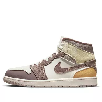 Кроссовки 1 mid se craft Air Jordan, коричневый