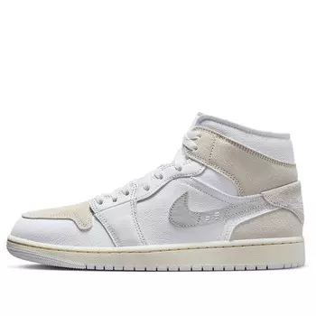 Кроссовки 1 mid se craft Air Jordan, белый
