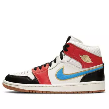 Кроссовки 1 mid se 'let(her)man' Air Jordan, мультиколор