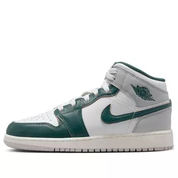 Кроссовки 1 mid se 'oxidized green' Air Jordan, белый