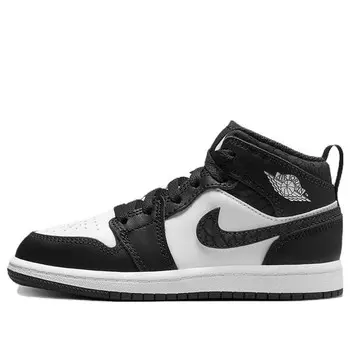 Кроссовки 1 mid se 'panda elephant' Air Jordan, мультиколор