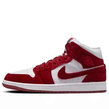 Кроссовки 1 mid se 'red velvet' Air Jordan, белый