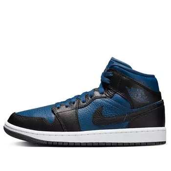 Кроссовки 1 mid se 'split - french blue' Air Jordan, черный