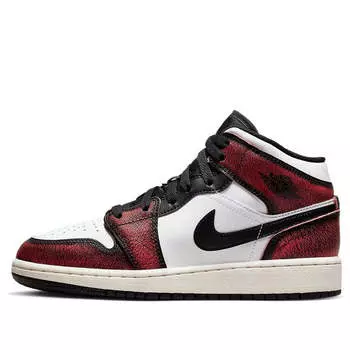 Кроссовки 1 mid se 'wear-away' Air Jordan, черный